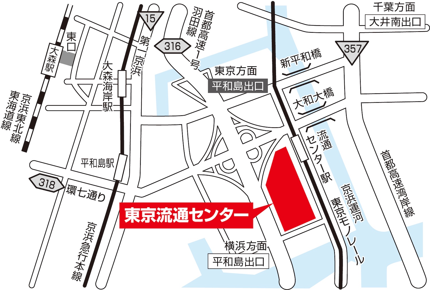 東京流通センター（TRC） 第二展示場E・Ｆホール地図